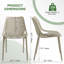 Chaise de salle à manger d'extérieur en osier toutes saisons-133721538