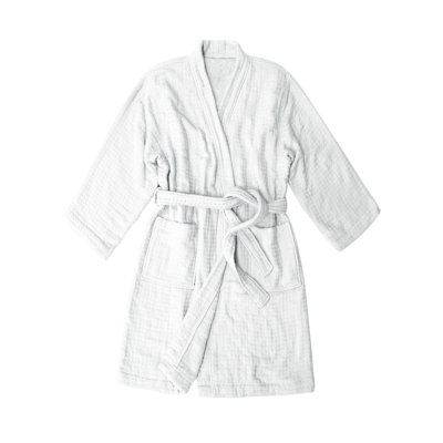 Peignoir Uchino blanc gaufré 27 x 52 blanc
