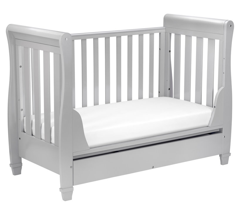 Eva Cot Bed, Grey