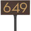Floating 1-Line Lawn Address Sign-1599621190-1599625382-1599625239