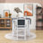 Llayton 3-Piece Counter Height Dining Set, Wood Table with 2 Upholstered Chairs-394713115