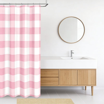 Ensemble de rideau de douche Classic Gingham