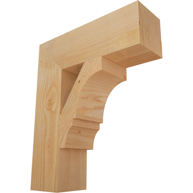 Support de bloc Balboa, Sapin Douglas scié brut, L 6 po x P 20 po x H 24 po