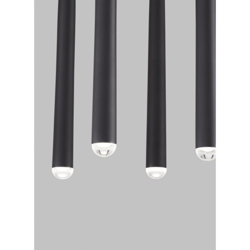 Pylon 18 - Light LED Pendant, Nightshade Black