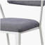 Chaise de bureau rembourrée à dossier ouvert