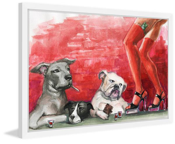 Eyre Tarney - Single Picture Frame Painting, 41cm H x 61cm W x 3.8cm D
