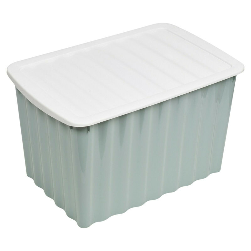 Wayfair Basics™ Plastic Decorative Bin, Teal