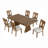 Faustas 7-Piece Dining Table Set