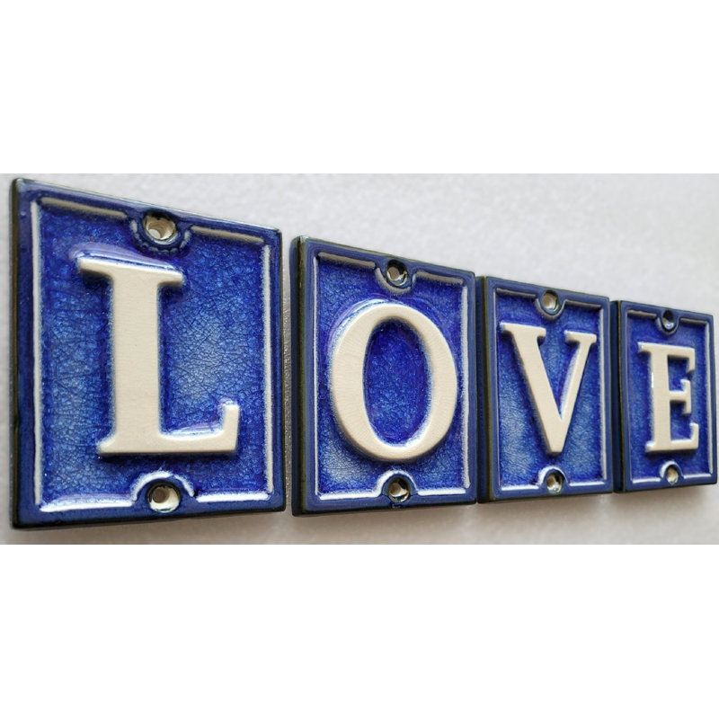 4.25'' H Ceramic House Letter, L