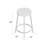 Keamber Counter Stool with Metal Frame