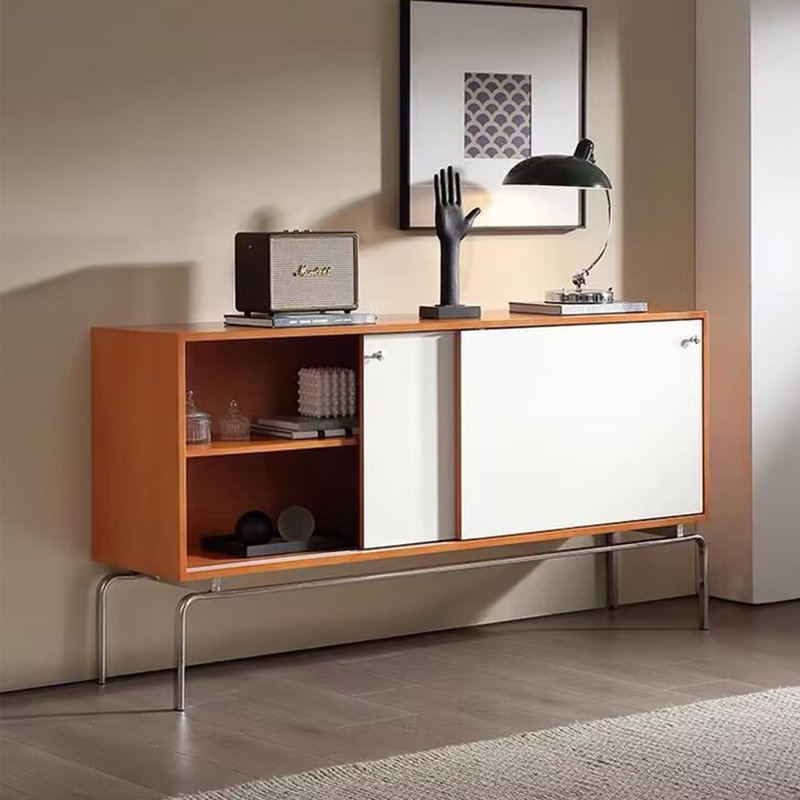 Buffet simple rétro, Couleur de bois de cerisier