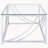 Chrome 2-piece Glass Top Coffee And End Table Set