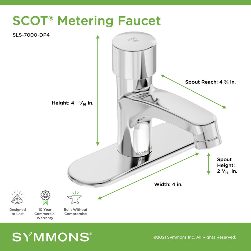 Scot Bathroom Faucet, Without Drain