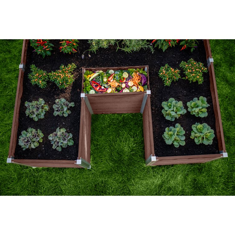 Vita Keyhole 6' x 6' Composting Garden Bed