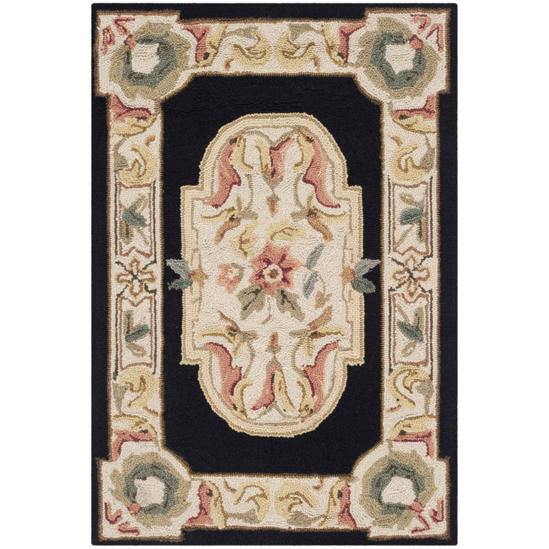 Tapis oriental performance crocheté à la main Duarte, Rectangle 3 pi x 5 pi