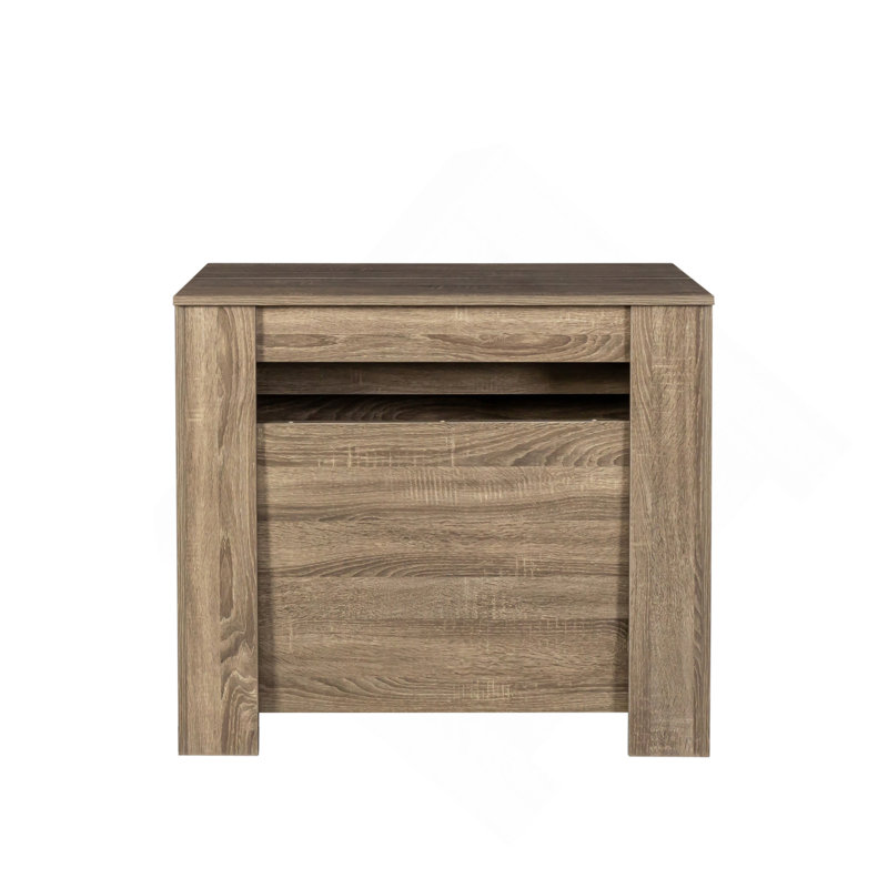 Multifunctional Extendable Console Table, Brown