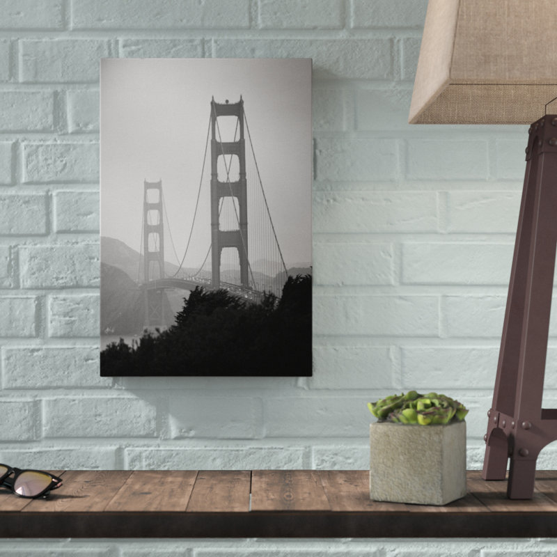 Golden Gate Bridge I by Bradford Smith - Print on Canvas, 46cm H x 30cm W, Wrapped Canvas