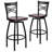 Cammie 'X'' Back Swivel Metal Barstool-105662712-105662716