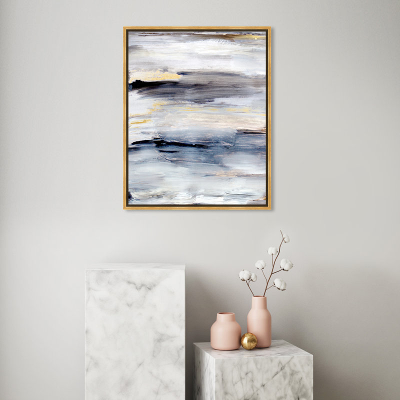 Pacific Waves Painting, Wrapped Canvas, 30" H x 24" W
