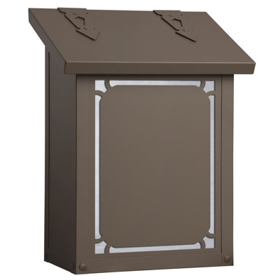 Monarch Metal Wall Mounted Mailbox