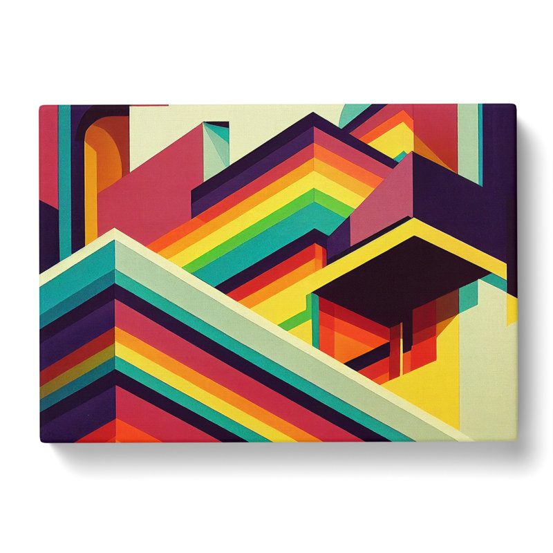 Extraordinary Modern Abstract Art - Wrapped Canvas Print, 35cm H x 50cm W x 3cm D