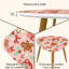 Ensemble de 2 tables basses gigognes triangulaires modernes, motif pain d'épices de Noël, chocolat chaud, style milieu du siècle, petites tables d'appoint pour salon, chambre, appartement, décoration intérieure-1174772113-1174772137