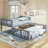 Twin Size Solid Wood Low Bunk Bed-1368673453