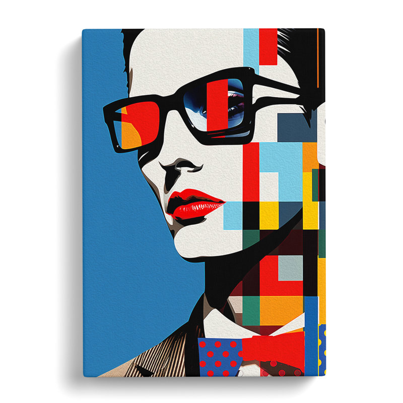 Man Pop Art - No Frame Print, 76cm H x 50cm W x 3cm D