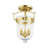 Husman Glass Semi Flush Mount-16518411-16518407