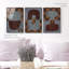 Checkered Dominos Set High-Gloss Frameless Acrylic Glass Wall Art Abstract Print by Oliver Gal, Ready to Hang, 10 x 15-1692283302-1692283311