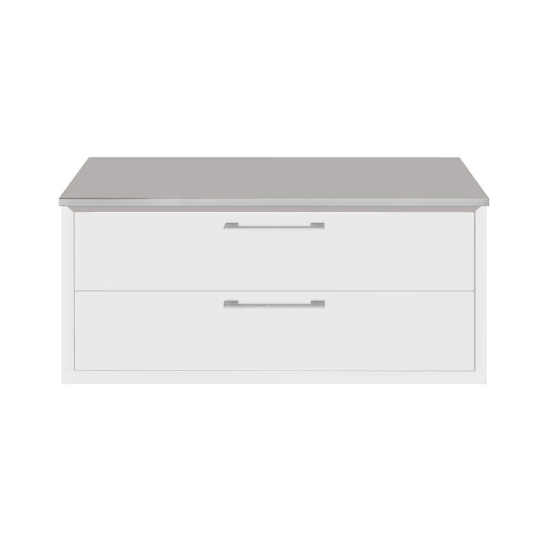 Gemelli 30'' Countertop, Satin White