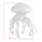 Atalie Glow-In-The-Dark Decorative Accent Glass Sculpture Nautical Figure - Jellyfish