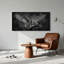 Ensemble de 1 tableau sur toile représentant un hibou en vol-130706145-130706146