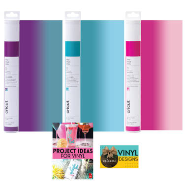  Cricut Joy Smart Permanent Vinyl Bundle- Pastel Rainbow  Adhesive Vinyl, Water and Fade Resistant Vinyl for Outdoor Projects, Create  Custom Water Bottle Designs and Decals, Cutting Machine Materials : Arts,  Crafts