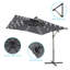 Parasol de marché carré lumineux 8 pi 2 po Moncerath-1848530340