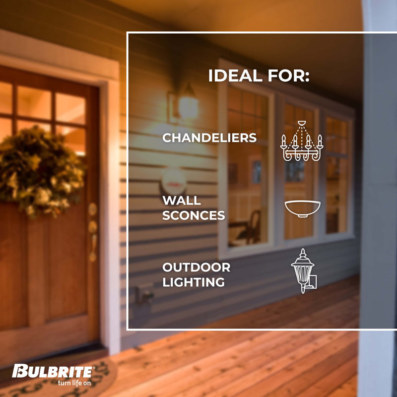 25 W CA11 E12/Candelabra Dimmable 2700 K Incandescent Bulb