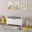 Coffre à jouets pour enfants, coffre à jouets, grande armoire de rangement, rangement pour jouets, grande armoire de rangement avec banc à coussin