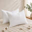 Ensemble de 2 oreillers 100% coton en duvet synthétique avec housse en coton pour toutes les positions de sommeil-124419099