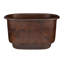 47" Hammered Copper Modern Style Bathtub