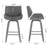 Maerene Upholstered Counter Stool-1344097690