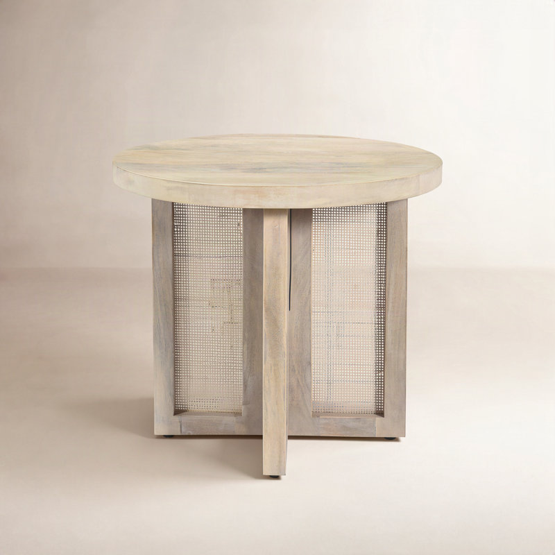 Cowdry Solid Wood Top End Table