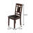 60.4" W 7-PCS DINING SET, CHERRY FINISH