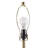 Verla Brown Tapered Faux Wood Dimmable Floor Lamp
