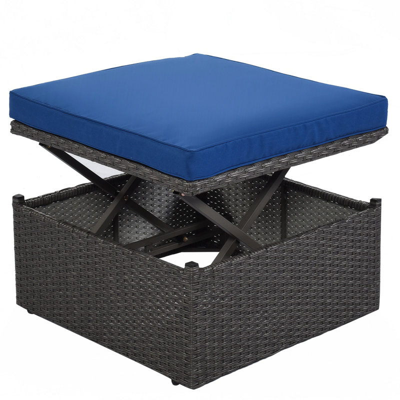 Ensemble de chaises longues d'extérieur Crenwick, Bleu
