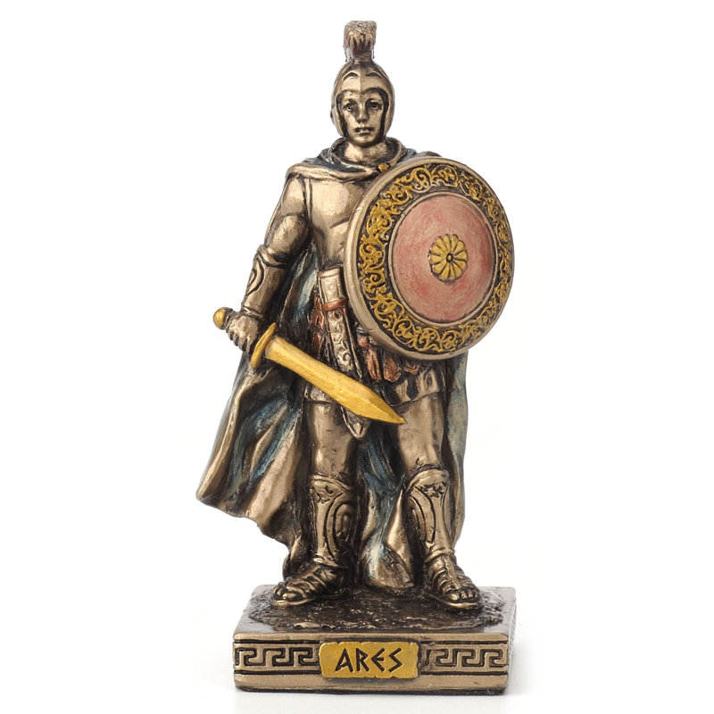 Figurine miniature en résine 3,54 po H Ares
