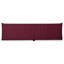 Charles Taylor 3 Seater Bench Wooden Chair Back Cushion In Burgundy-1526688127