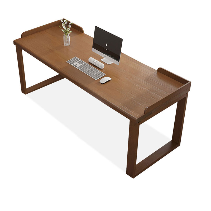 Bureaux rectangulaires en bois massif, H 29,53 po x l 62,99 po x P 23,62 po, Brun
