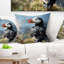 Mignon macareux relaxant - coussin à imprimé animal-29891412-29891408