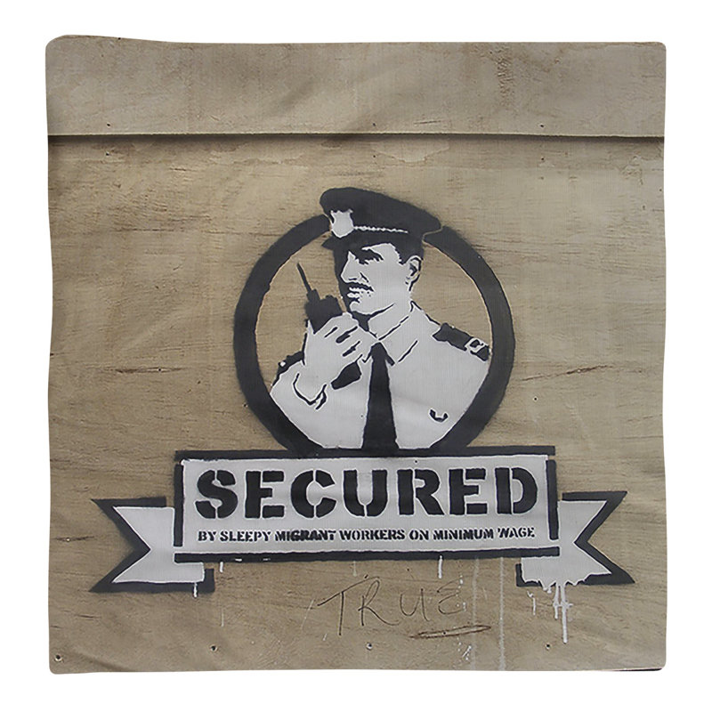 Serviette de table sécurisée, 22 po x 22 po, Polyester sergé