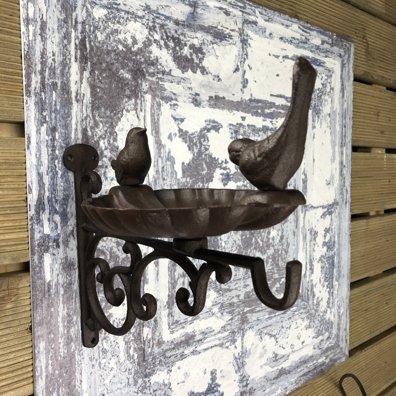 Gjallar Metal Freestanding Decorative Bird Feeder